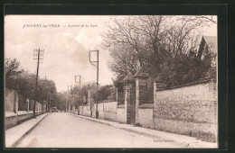 CPA Jonchery-sur-Vesle, Avenue De La Gare  - Jonchery-sur-Vesle