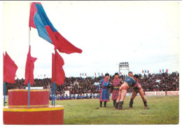 LUTTE - Mongolie - Stade Central - Wrestling