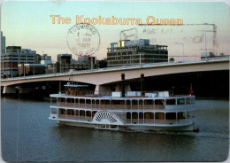 10-5-2024 (4 Z 36) Australia - QLD - Kookaburra Queen Ferry In Brisbane (posted With Rosella Bird Stamp 1988) - Fähren