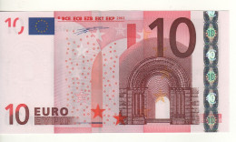 10 EURO  "Y"  GREECE      Firma Duisenberg      N 002 A4  /  FDS - UNC - 10 Euro