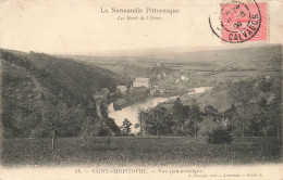 CPA Saint Christophe-Vue Panoramique-14-Les Bords De L'Orne-Timbre   L2903 - Other & Unclassified