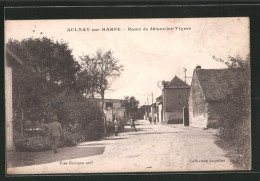 CPA Aulnay-sur-Marne, Route De Jalons-les-Vignes  - Andere & Zonder Classificatie