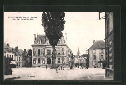 CPA Fère-Champenoise, Place De L`Hotel De Ville  - Fère-Champenoise