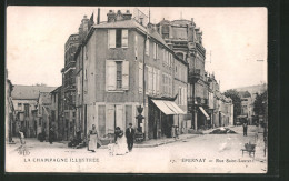 CPA Épernay, Rue Saint-Laurent  - Autres & Non Classés