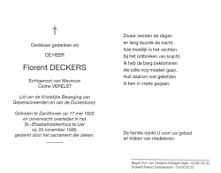 Florent Deckers (1922-1996) - Imágenes Religiosas