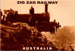 10-5-2024 (4 Z 36) Australia - NSW - Zig Zag Railway  (posted With AFL Stamp In 1996) - Trains