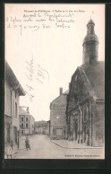 CPA Vienne-le-Château, L`Eglise Et La Rue Des Ponts  - Other & Unclassified