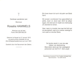 Rosalia Hammels (1915-1997) - Andachtsbilder