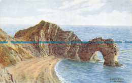 R065870 Durdle Door. Nr. Lulworth. Salmon - Monde