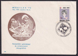 Hungary 1978, Medicine, MEDFILEX Special Exhibition, Spec Cover & Postmark - Otros & Sin Clasificación