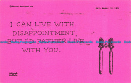 R065896 I Can Live With Disappointment But I Did Rather Live With You. 1973 - World