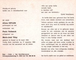 Alfons Heylen (1920-1985) - Devotieprenten