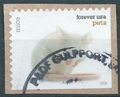 VERINIGTE STAATEN ETATS UNIS USA 2016 PETS: MOUSE F USED ON PAPER SN 5117 MI 5311 YT 4935 SG 5721 - Oblitérés