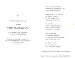 Karel Horemans (1939-1999) - Andachtsbilder