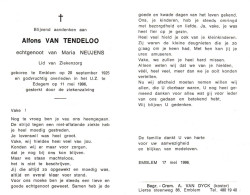 Alfons Van Tendeloo (1925-1996) - Imágenes Religiosas