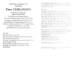 Theo Verlinden (1917-1994) ~ Oudstrijder (1940-1945) - Devotion Images