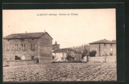 CPA Albigny, Entrée Du Village  - Other & Unclassified