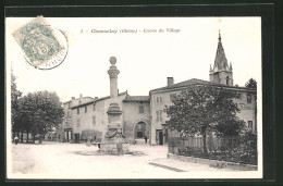 CPA Chasselay, Entrée Du Village  - Other & Unclassified