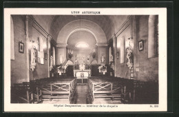 CPA Lyon, Hôpital Desgenettes, Intérieur De La Chapelle  - Andere & Zonder Classificatie