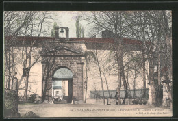 CPA Saint-Romain-de-Popey, Porte D'entrée Du Chateau D'Avauges  - Autres & Non Classés