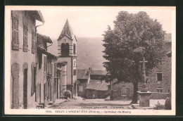 CPA Souzy-l'Argentiére, Intérieur Du Bourg  - Autres & Non Classés