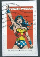 VERINIGTE STAATEN ETATS UNIS USA 2016 WONDER WOMAN: SILVER AGE F USED ON PAPER SN 5151 MI 5343 YT 4963 SG 5754 - Usati