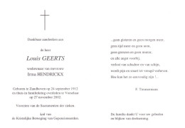 Louis Geerts (1912-2002) - Images Religieuses