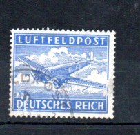 ALLEMAGNE - GERMANY - TIMBRE MILITAIRE - LUFTFELDPOST - JUNKERS - AVION - AIRCRAFT - 1942 - Used - Oblitéré - - Feldpost 2. Weltkrieg