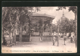 CPA Villefranche-sur-Saône, Place De La Sous-Préfecture, Le Kiosque  - Other & Unclassified