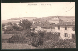 CPA Propieres, Le Haut Du Village  - Other & Unclassified