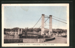 CPA Fontaines, Le Pont Et Les Quais  - Sonstige & Ohne Zuordnung