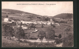 CPA Saint-Bonnet-le-Troncy, Vue Gènèrale  - Andere & Zonder Classificatie