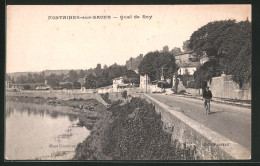 CPA Fontaine-sur-Saone, Quai De Roy  - Other & Unclassified