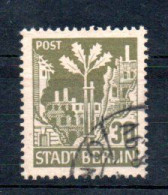 ALLEMAGNE - GERMANY - OCCUPATION SOVIETIQUE - SOVIET OCCUPATION - 1945 - BERLIN - ARBRE - TREE - 30 - Oblitéré - Used - - Used