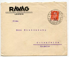 Germany 1927 Cover; Leipzig (Messestadt) - RAVAG, Rauchwaren-Versteigerungs To Ostenfelde; 15pf. Immanuel Kant - Covers & Documents