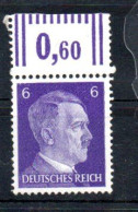 ALLEMAGNE - GERMANY - 1941 - IIIe REICH - EFFIGIE - FIGURE - 6 - Bord De Feuillet - - Nuovi