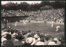 Fotografie Ansicht Berlin, Davis Cup 1939 A. D. Rot-Weiss Platz - Doppel Zw. Shaffi-Wilde Und Fenkel-v. Metaxa, Tennis  - Deportes