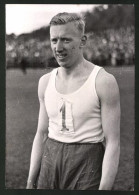 Fotografie Abendsportfest Der Leichtathleten In Berlin 1938 - Osendarp Aus Den Niederlanden, Sieger Im 1000 M Lauf  - Sport