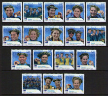 Australia 2004 Olympic Gold Medal Winners Athens - 17 Stamps MNH/**. Postal Weight Approx 0,04 Kg. Please Read Sales Con - Zomer 2004: Athene