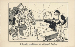 CPA Illustration Alliance Nationale-Pierre Lissac-L'invasion Pacifique-RARE  L2905 - Andere & Zonder Classificatie