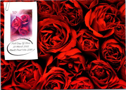 10-5-2024 (4 Z 38) Australia (1 Card) Maxicard (if Not Sold Will NOT Be Re-listed) Red Roses - Cartes-maximum