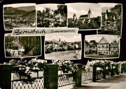 73903019 Gernsbach Panorama Teilansichten Kirche Fachwerkhaeuser Gernsbach - Gernsbach