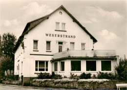 73902986 Luechtringen Hoexter Gasthaus Hotel Weserstrand  - Hoexter