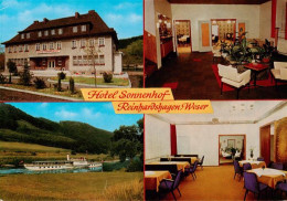 73902961 Reinhardshagen Hotel Sonnenhof Gastraeume Weserpartie Reinhardshagen - Sonstige & Ohne Zuordnung