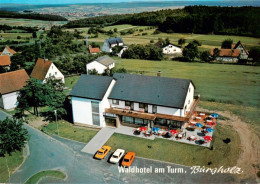 73902938 Burgholz Kirchhain Waldhotel Am Turm Fliegeraufnahme Burgholz Kirchhain - Kirchhain