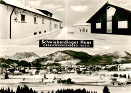 73902909 Schwarzenberg Allgaeu Schwieberdinger Haus Skiheim Panorama Schwarzenbe - Sonstige & Ohne Zuordnung