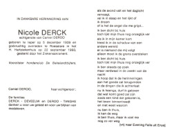 Nicole Derck (1939-1993) - Devotion Images