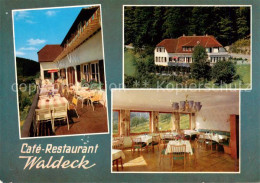 73864617 Neulautern Cafe Restaurant Waldeck Gaststube Terrasse Neulautern - Autres & Non Classés