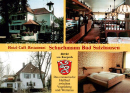 73864576 Bad Salzhausen Hotel Cafe Restaurant Schuchmann Gaststube Zimmer Bad Sa - Other & Unclassified