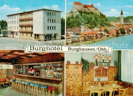 73864502 Burghausen  Salzach Oberbayern Burghotel Gaststube Bar Panorama  - Burghausen